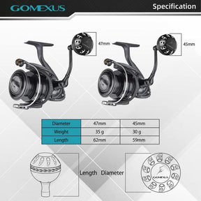 Gomexus Aluminum Reel Power Knob 47mm D47
