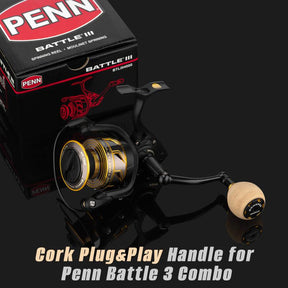 Gomexus Plug&play Aluminum Power Handle for Penn Battle II&III